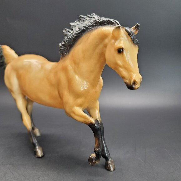Breyer Horse Butterscotch Kiger Mustang Vintage Figurine Silver Stamp  PR187 - Picture 2 of 9